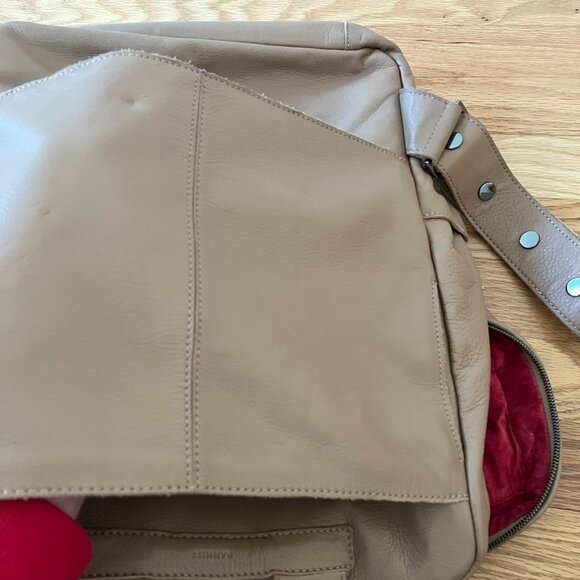 HAMMITT Montana Backpack Laptop XL Biscotti Tan Gunmetal Orig $925 RARE COLOR! - Picture 7 of 9